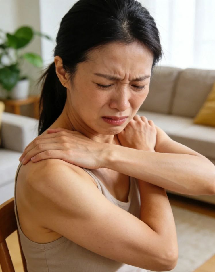 关节疼痛调理前