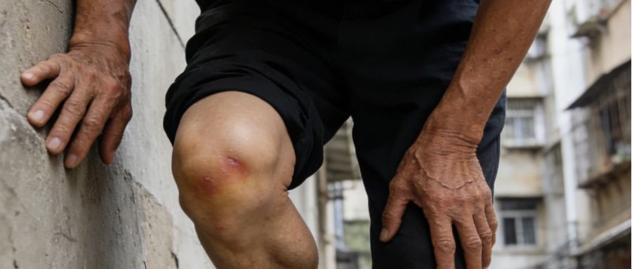 黄大爷膝关节痛疼调理案例